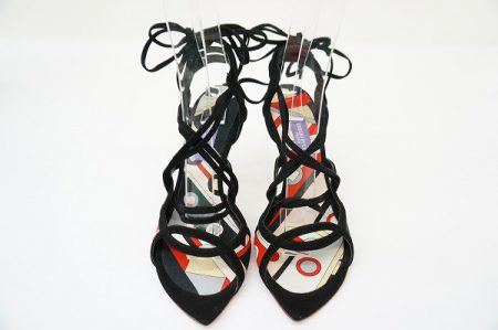 シンプルなのに大人可愛い。エミリオプッチのレースアップサンダルを買取しました