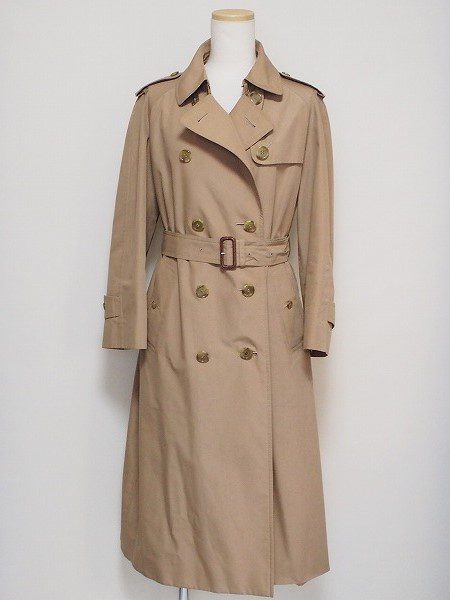 ダックス DAKS ダークベージュ9AB2綿100%　トレンチコート