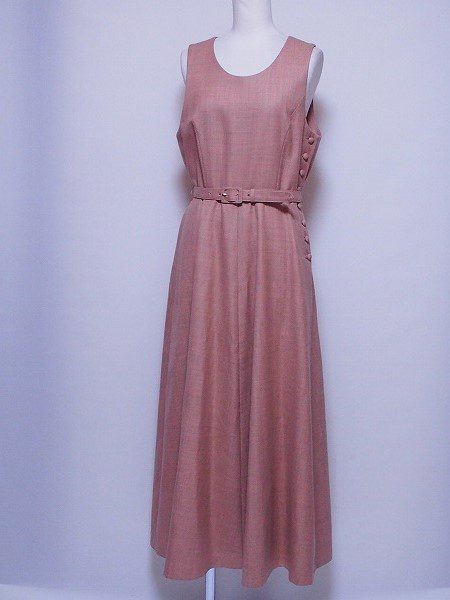 オールドイングランド OLD ENGLAND ベージュウール ワンピース