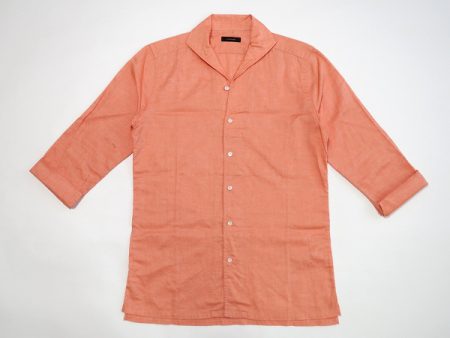 オレンジが爽やかで印象的。エストネーションの七分丈シャツを買取しました