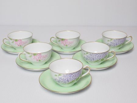 大倉陶園 OKURA ピンクパープル小花