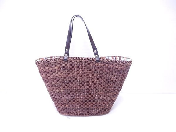 ユナイテッドアローズ UA LUGGAGE 茶系 かごバック