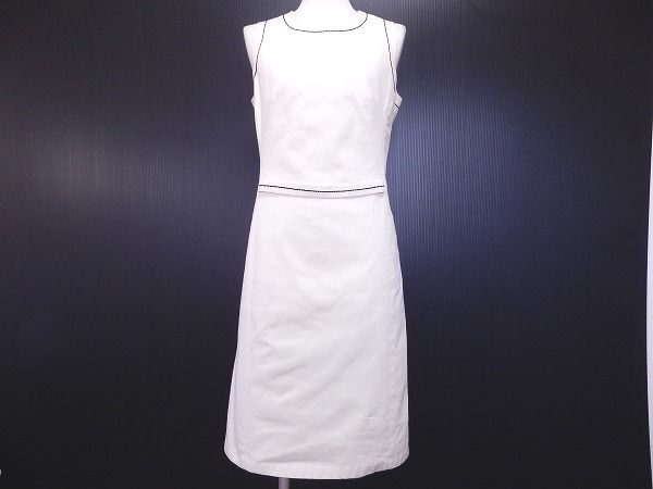 PAULE KA ポールカ 白系 ノースリーブ ワンピース 40