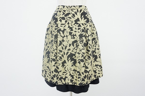 ジュンアシダの花柄異素材ヨーク・デザインスカートを買取しました