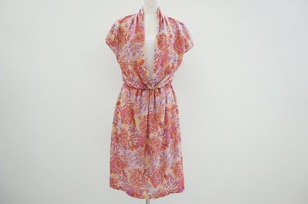 エレガント×柔らかな着心地！トランスワークの花柄ワンピース