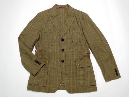 落ち着いたブラウンが素敵。ポールスミスのメンズジャケットを買取しました