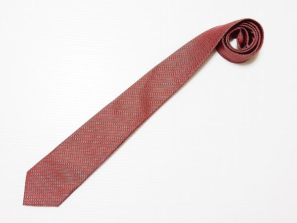 グッチ ネクタイ 赤系 イタリア製 メンズ