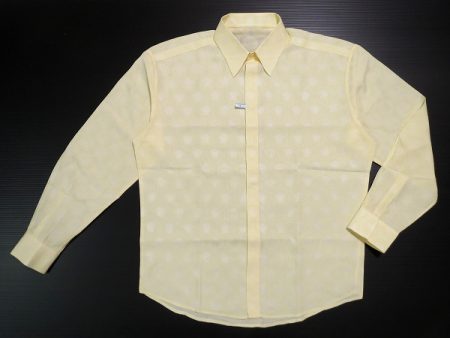 爽やかな色合いが涼し気なヴェルサーチの長袖シャツ