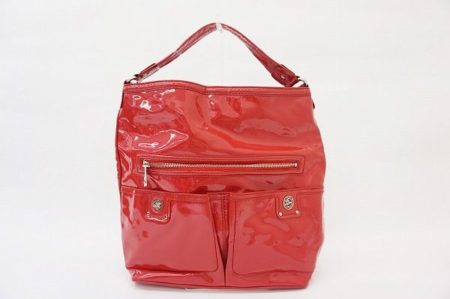 マークバイマークジェイコブスのエナメルワンハンドルバッグ