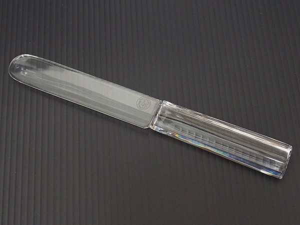 バカラ Baccarat 高級クリスタルガラス チーズナイフ 423195