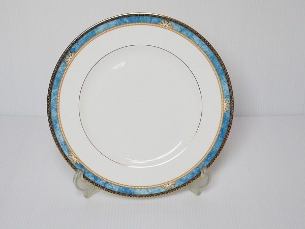 ウェッジウッド カーゾン CURZON ブルー27㎝プレート 323994