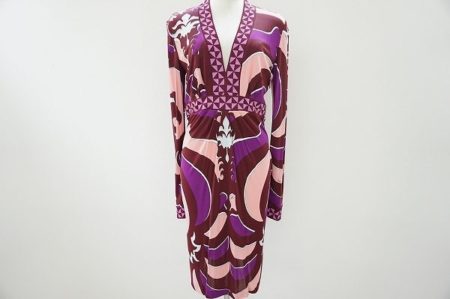 洗練されたプリント柄と色使い。エミリオプッチのワンピースを買取しました