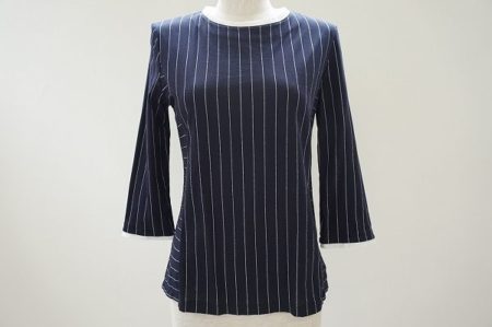 マッキントッシュフィロソフィーの上品なストライプカットソー