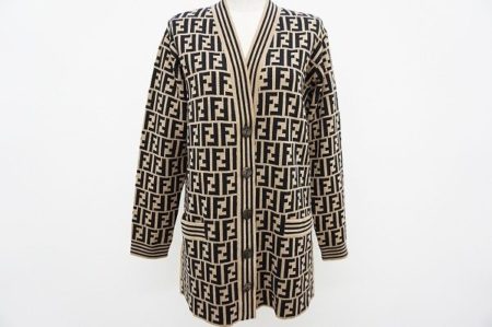 フェンディを象徴するアイコンズッカ柄。ロングカーディガンを買取しました