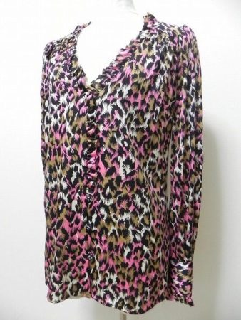 セクシーでカッコいい着こなしに！ミリーのレオパード　長袖シャツ