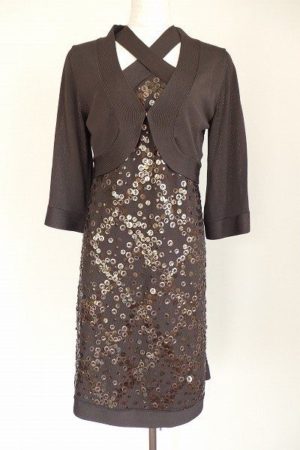 エポカのボレロ&スパンコールクロスデザインのノースリーブワンピースを買取しました