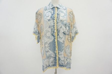 エトロのシルク100％半袖ブラウスを買取しました