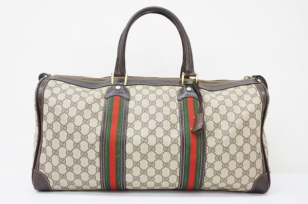 様々なシーンで大活躍。グッチの旅行バッグを買取しました