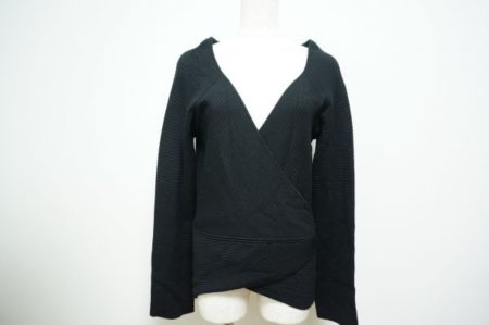 マックスマーラ カシュクール ニット シルク混 黒 Ｌ #363520