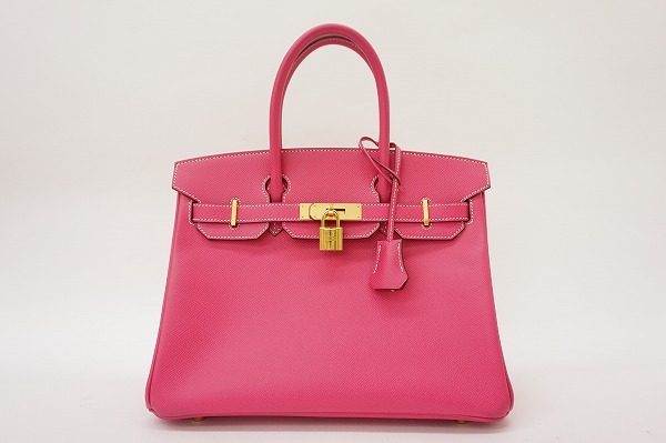 華やかなピンク！エルメスのバーキン30を買取いたしました