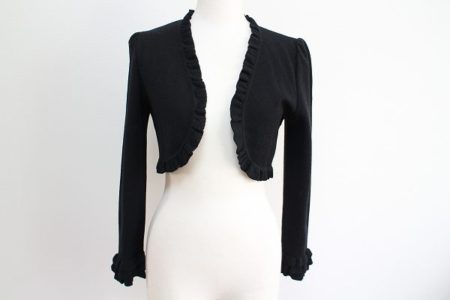 エムズグレイシー フリルボレロカーディガン 38 #438824
