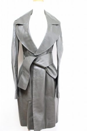 ジュンコシマダ パリコレブランド 細身 レザーコート #446027