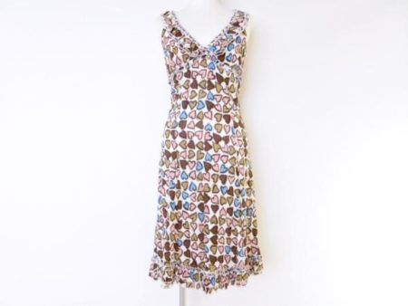 ハート柄が目を引く。モスキーノの白いワンピースを買取しました