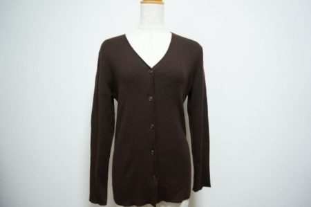 ニューヨーカー NEW YORKER カーディガン 深茶 M ＃443455