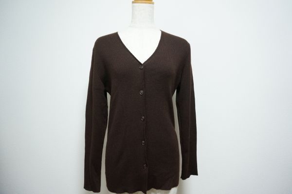 ニューヨーカー NEW YORKER カーディガン 深茶 M ＃443455