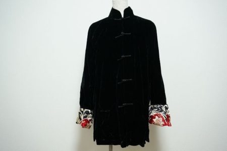 シャンハイタン 上海灘 別珍 ジャケット 刺繍 レア#429562