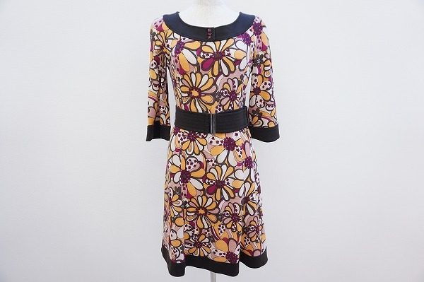 ちょっとレトロな雰囲気が素敵。エポカの花柄フレアワンピースを買取しました