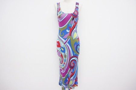 ペイズリー柄が目を引く。エトロのワンピースを買取しました