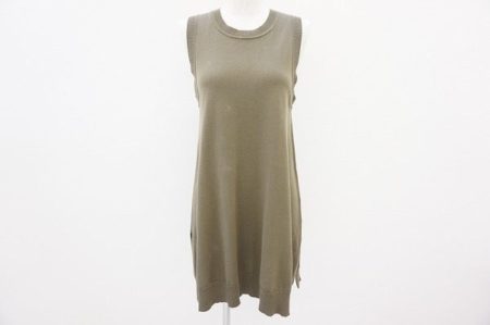 大人カジュアルスタイルにおすすめ、アドーアのシンプルなカーキ色チュニックを買取しました