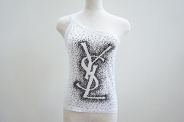 ワンショルダーのイヴサンローラン・タンクトップを買取いたしました