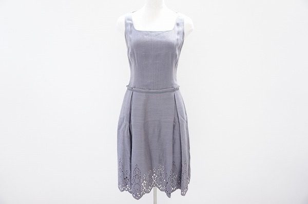 可愛らしい大人女子スタイルに、フォクシーブティックのノースリーブワンピースを買取しました。