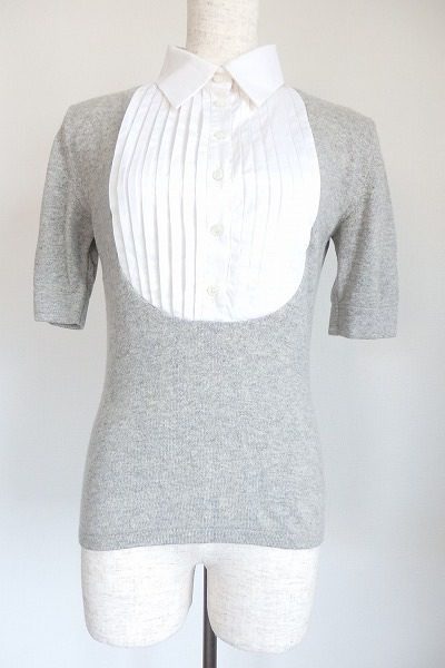 メイドインイタリー！ファビアナフィリッピよりグレーのブラウスをご紹介