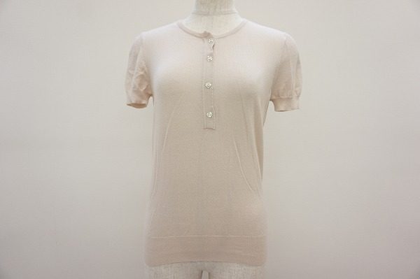 キラキラと輝くハート型のボタンがキュートなセリーヌのカットソーを買取しました