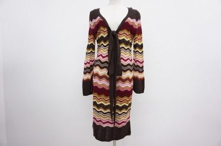 幾何学デザインの本流であるミッソーニのニットワンピースを買取いたしました