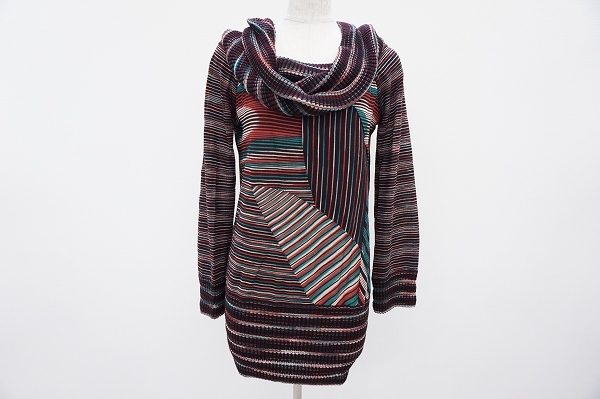 簡単にモードコーデが完成。ミッソーニのタートルニットを買取いたしました