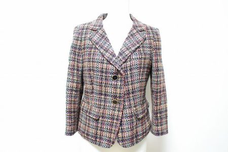 11号 ダナキャラン DKNY ツイードジャケット #407075