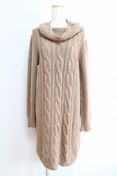 マックスマーラ ケーブル編み ニットワンピース M #397230