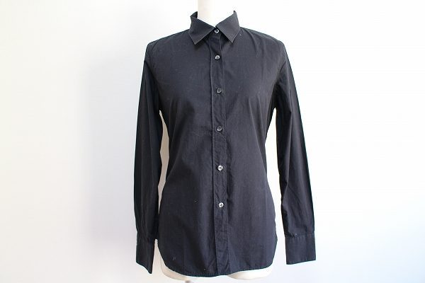 バーニーズニューヨーク シンプル コットンシャツ イタリア製 #444867