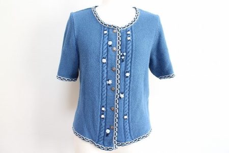 マックデイビッド シルク混 カーディガン L レディース McDavid #454437