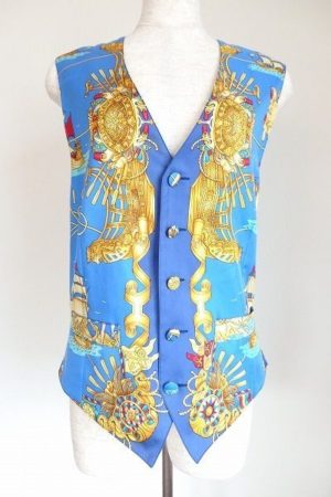 貴重なシルクのジレ！エルメスのベストをお買取いたしました