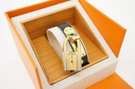 揺れる時計が存在感抜群！エルメスのケリーウォッチを買取しました