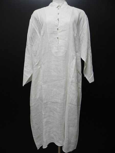 自然の息吹を感じて着たい。ヨーガンレールの白いシャツワンピースを買取しました