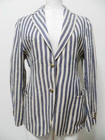 大人な抜け感！アパルトモンのマリン・ストライプジャケット