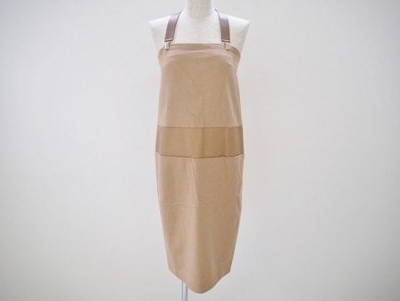 マックスマーラらしい。キャメルのバイカラーベアトップワンピースを買取しました