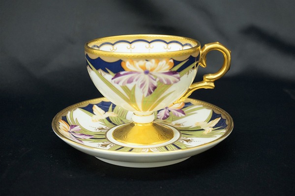 ノリタケ 和花コレクション 菖蒲 1904シリーズ カップ＆ソーサー 1客