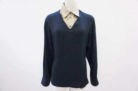 メンズライクな雰囲気が大人っぽい。ワイズのブラック系カットソー